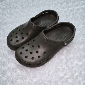 Crocs Classic Brown Slip On Comfort Clogs Unisex Mens 12